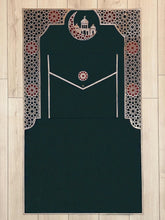 Defne Emerald Green Copper Color Islamic Prayer Rug - Sena Designs, Luxury Sejadah Accessories, Janamaz Islamic Products, Ramadan Kareem Gifts, Muslim Gifts, Eid Gifts & Presents,SD-PRUG-DFN-GreeCop-NC-NP,SD-PRUG-DFN-GreeCop-NC-WP,SD-PRUG-DFN-GreeCop-WC-NP,SD-PRUG-DFN-GreeCop-WC-WP