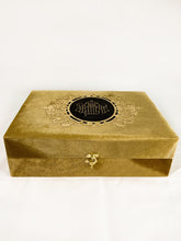 Luxury Islamic Gift Box Set - Ruya Gold Color Muslim Complete Set - Sena Designs, Prayer Rug Tasbeeh Rosary Qur'an Storage Box Set, Fine Elegant Eid Gifts Ramadan Presents, Premium Janamaz Sejadah & Islamic Accessories Set,SD-LGFTBX-RUYA-Go