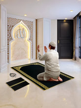 Anka Black Prayer Rug - Sena Designs