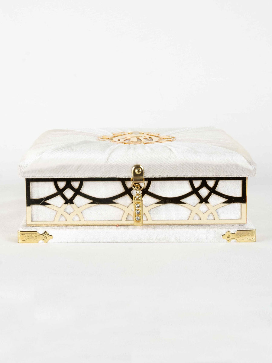 Islamic Green store with OFF-White Velvet, Watch Box