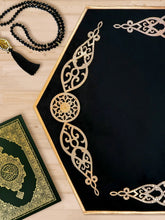 Meral Black & Copper Oriental Prayer Rug - Sena Designs, Luxury Thick Sejadah With Padding Accessories, Janamaz Islamic Products, Ramadan Kareem Gifts, Muslim Gifts, Eid Gifts & Presents,SD-PRUG-MRL-BlaCop-NC-NP,SD-PRUG-MRL-BlaCop-NC-WP,SD-PRUG-MRL-BlaCop-WC-NP,SD-PRUG-MRL-BlaCop-WC-WP
