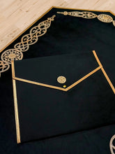 Meral Black & Copper Oriental Prayer Rug - Sena Designs, Luxury Thick Sejadah With Padding Accessories, Janamaz Islamic Products, Ramadan Kareem Gifts, Muslim Gifts, Eid Gifts & Presents,SD-PRUG-MRL-BlaCop-NC-NP,SD-PRUG-MRL-BlaCop-NC-WP,SD-PRUG-MRL-BlaCop-WC-NP,SD-PRUG-MRL-BlaCop-WC-WP