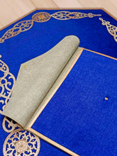 Meral Blue & Copper Oriental Prayer Rug - Sena Designs, Luxury Thick Sejadah With Padding Accessories, Janamaz Islamic Products, Ramadan Kareem Gifts, Muslim Gifts, Eid Gifts & Presents,SD-PRUG-MRL-BluCop-NC-NP,SD-PRUG-MRL-BluCop-NC-WP,SD-PRUG-MRL-BluCop-WC-NP,SD-PRUG-MRL-BluCop-WC-WP