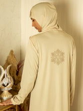 Ottoman Beige Prayer Dress - Sena Designs, Luxury Islamic Muslim Fashion, Eid Ramadan Prayer Gifts Uniform, Best Rosary Dua Dress Set, Unique Beautiful Islam Dress,SD-PDRESS-OTTMN-Be-S,SD-PDRESS-OTTMN-Be-M,SD-PDRESS-OTTMN-Be-L,SD-PDRESS-OTTMN-Be-XL