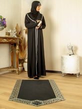 Ottoman Black Prayer Dress - Sena Designs, Luxury Islamic Muslim Fashion, Eid Ramadan Prayer Gifts Uniform, Best Rosary Dua Dress Set, Unique Beautiful Islam Dress,SD-PDRESS-OTTMN-Bla-S,SD-PDRESS-OTTMN-Bla-M,SD-PDRESS-OTTMN-Bla-L,SD-PDRESS-OTTMN-Bla-XL