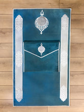 Secde Turquoise Blue Prayer Rug - Sena Designs, Luxury Thick Sejadah With Padding Accessories, Janamaz Islamic Products, Ramadan Kareem Gifts, Muslim Gifts, Eid Gifts & Presents,SD-PRUG-SCDE-Tur-NC-NP,SD-PRUG-SCDE-Tur-NC-WP,SD-PRUG-SCDE-Tur-WC-NP,SD-PRUG-SCDE-Tur-WC-WP